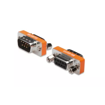 DIGITUS Nullmodemi adapter, D-Sub9 metallkorpus, M/F, kuuskantkruvidega