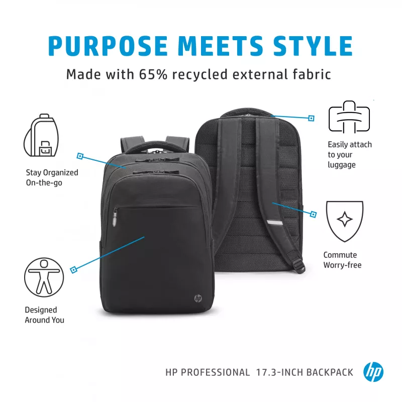 HP Professional 17.3-tolline seljakott, seljakott, 740 g