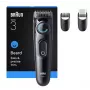Braun BT3520 habemetrimmer Aku 40 2 cm Must, Sinine