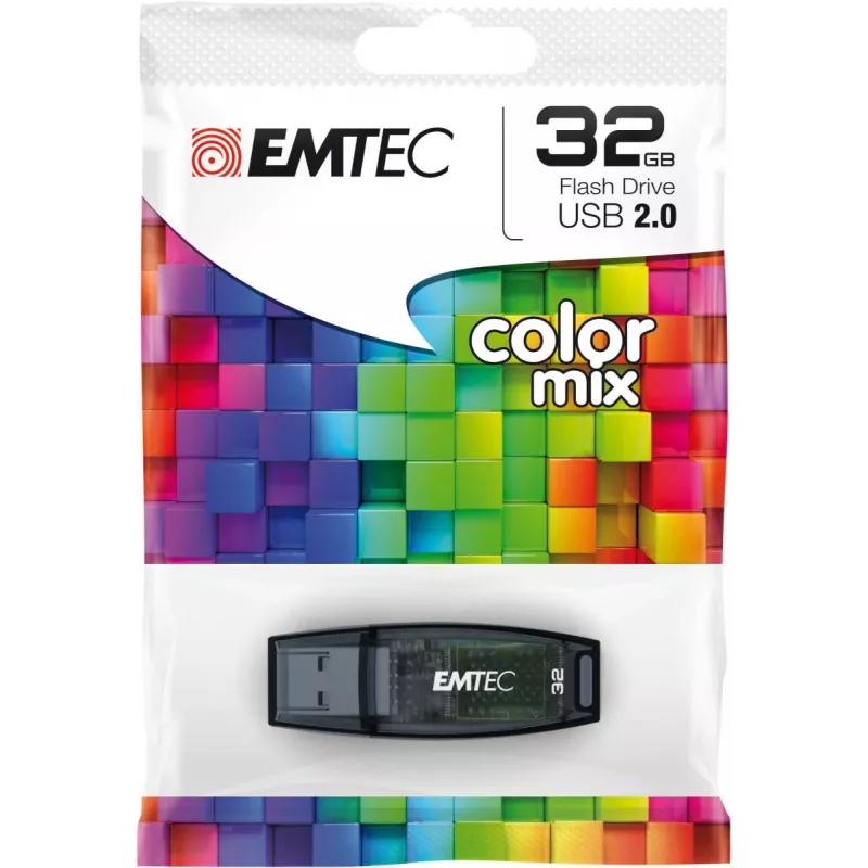 EMTEC C410 Color Mix - 32 GB USB-mälupulk - USB 2.0 - sinine