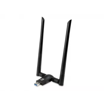 LevelOne AC1200 kaheribaline traadita USB-võrguadapter, kanalid 1-13