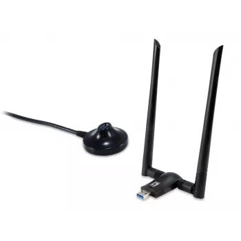 LevelOne AC1200 kaheribaline traadita USB-võrguadapter, kanalid 1-13