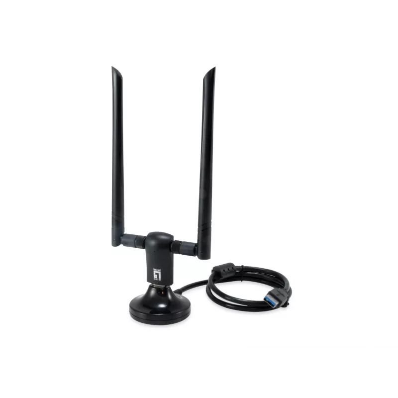 LevelOne AC1200 kaheribaline traadita USB-võrguadapter, kanalid 1-13