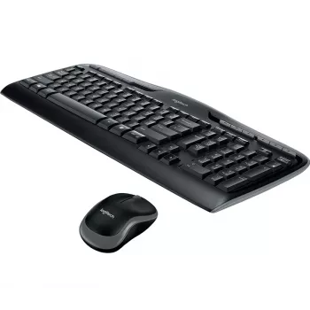 LOGITECH Wireless Desktop Mk330 - Must - Qwerty Uk