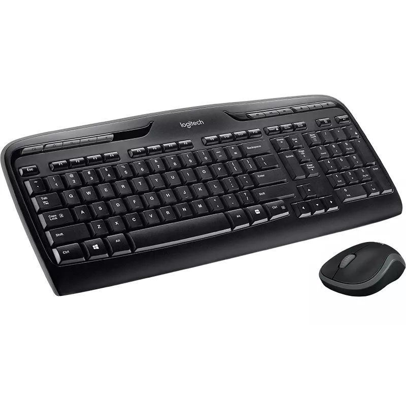 LOGITECH Wireless Desktop Mk330 - Must - Qwerty Uk