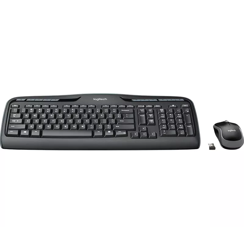 LOGITECH Wireless Desktop Mk330 - Must - Qwerty Uk