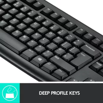 LOGITECH Wireless Desktop Mk270 - Qwertzu Šveitsi-Lux-lux