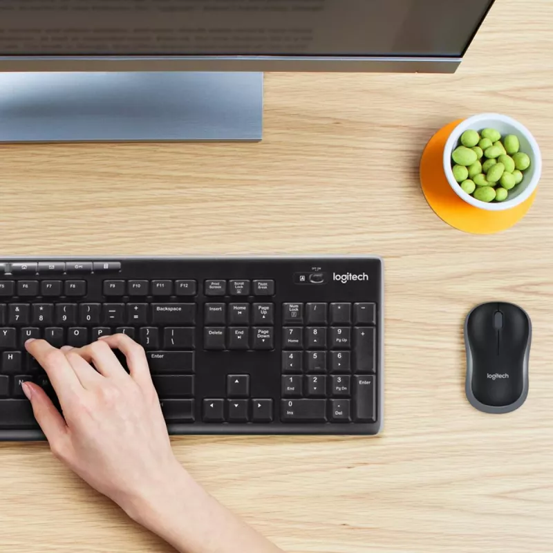 LOGITECH Wireless Desktop Mk270 - Qwertzu Šveitsi-Lux-lux