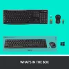 LOGITECH Wireless Desktop Mk270 - Qwertzu Šveitsi-Lux-lux