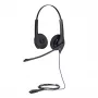 Jabra BIZ 1500 Duo QD EMEA, juhtmega, kontori/kõnekeskuse jaoks, 20–4500 Hz, 74 g, peakomplekt, must