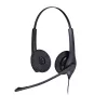 Jabra BIZ 1500 Duo QD EMEA, juhtmega, kontori/kõnekeskuse jaoks, 20–4500 Hz, 74 g, peakomplekt, must
