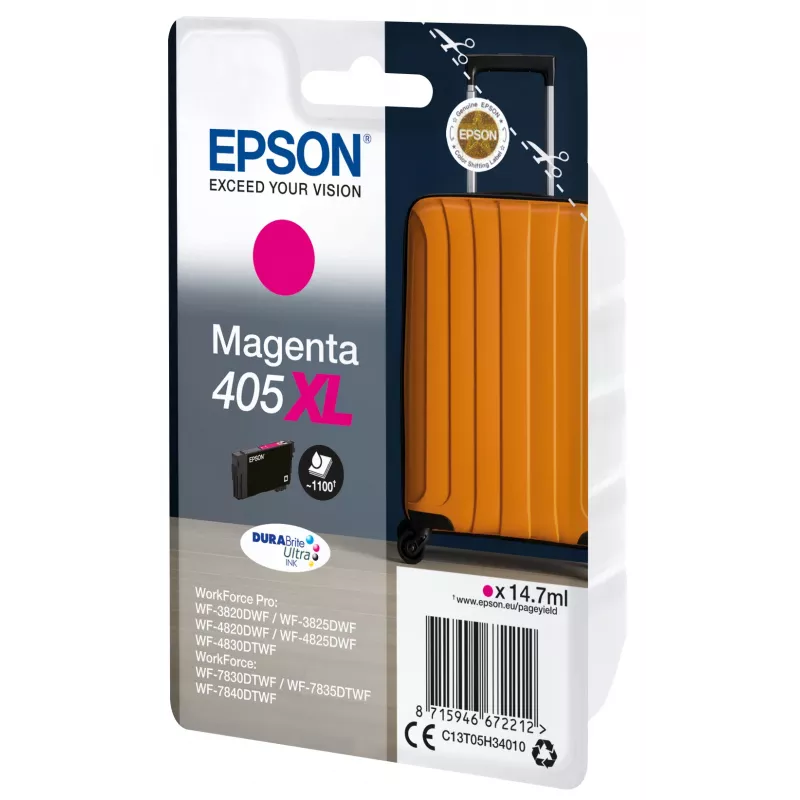 Epson 405XL DURABrite Ultra tint tindikassett 1 tk Originaal Suur jõudlus magenta