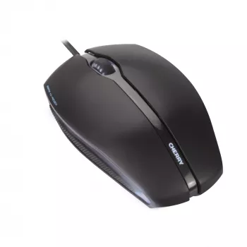 CHERRY GENTIX JUHTMEGA VALGUSTATUD HIIR, must, USB, kahekäeline, optiline, USB Type-A, 1000 DPI, must