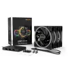 be quiet Light Wings 120mm ARGB PWM kiire ventilaator, must, 3 tk komplekt