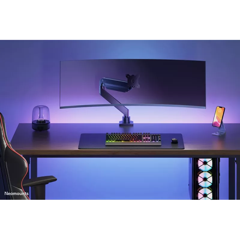 Neomounts NM-D775BLACKPLUS Monitori käsi 10-49 tolli - gaasivedru - Topfix - 180°-piirik