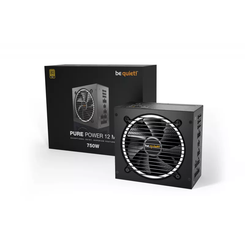 be quiet Pure Power 12 M toiteplokk 750 W 20+4 pin ATX ATX must