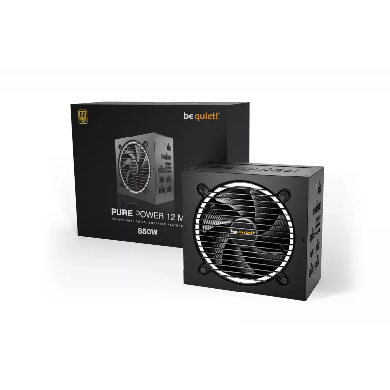 be quiet Pure Power 12 M toiteplokk 850 W 20+4 pin ATX ATX must