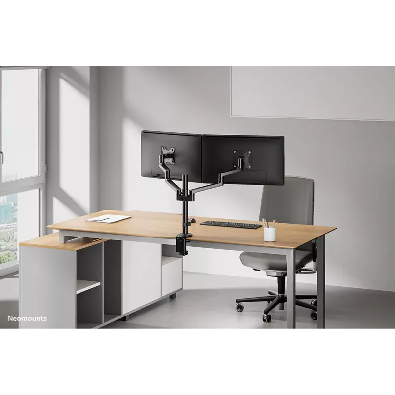 Neomounts DS60-425BL2 Monitori käsi 17-27 tolli - ruumi säästev