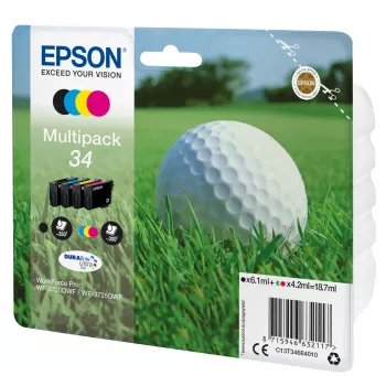 Epson Golf ball Multipack 4-värvi 34 DURABrite Ultra tint