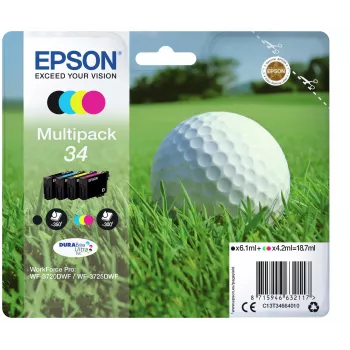 Epson Golf ball Multipack 4-värvi 34 DURABrite Ultra tint