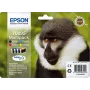 Epsoni Monkey mitmikpakend 4 värvi T0895 DURABrite Ultra tint, must, tsüaan, magenta, kollane, 5,8 ml, 3,5 ml, 1 tk, mitmikpakend