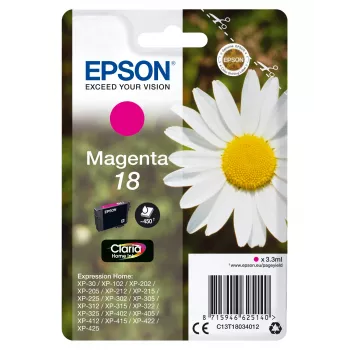 Epson Daisy üksikpakend magenta 18 Claria Home tint