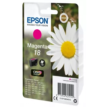 Epson Daisy üksikpakend magenta 18 Claria Home tint