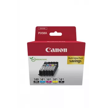 Canon 2078C008 tindikomplekt 5 tk Originaal Must, Tsüaan, magenta, Kollane