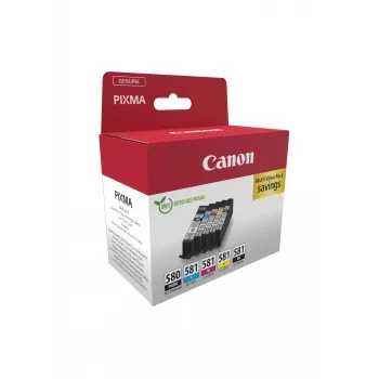 Canon 2078C008 tindikomplekt 5 tk Originaal Must, Tsüaan, magenta, Kollane