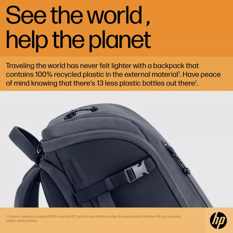 HP Travel 25 Liter 15.6 Iron hall Laptop Backpack, seljakott, 39,6 cm (15,6 tolli), 860 g