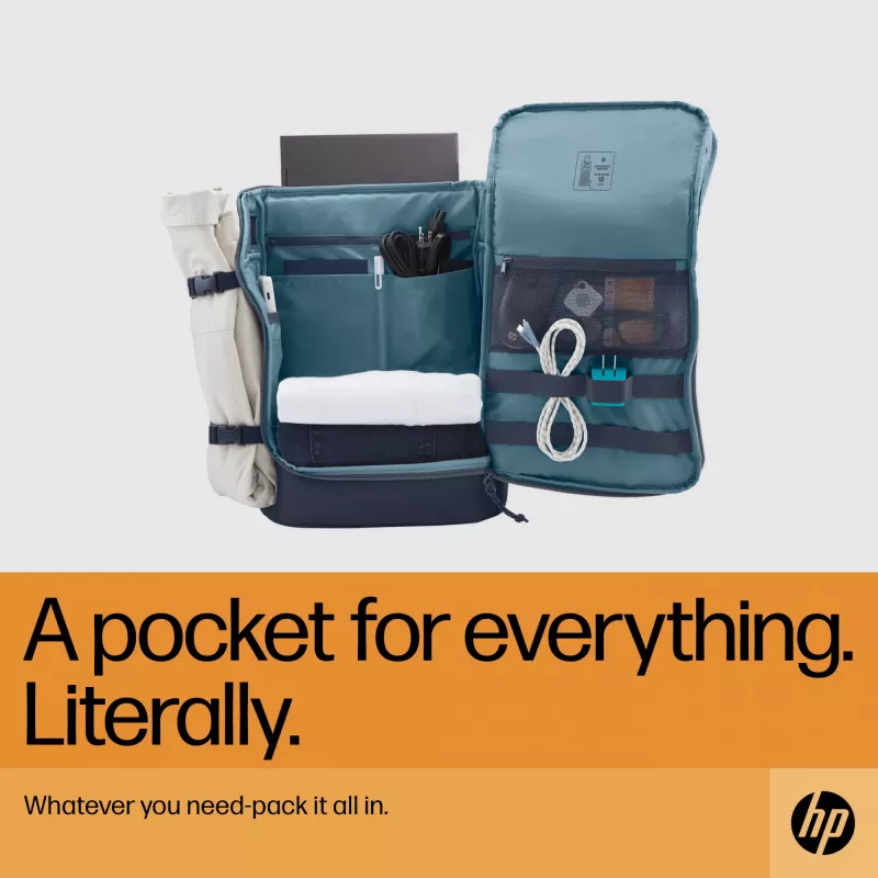 HP Travel 25 Liter 15.6 Iron hall Laptop Backpack, seljakott, 39,6 cm (15,6 tolli), 860 g