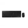 CHERRY Stream Desktop klaviatuur Hiir kaasas Kontor RF Juhtmevaba QWERTY USA inglise Must