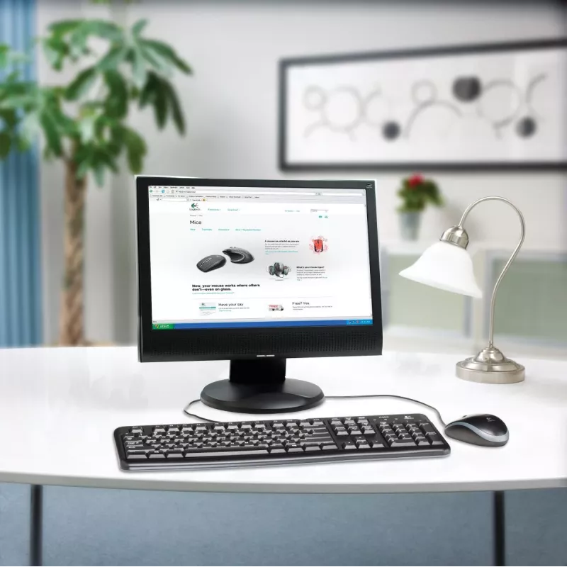 LOGITECH Klaviatuur K120 - Ärikasutuseks Azerty Belgia
