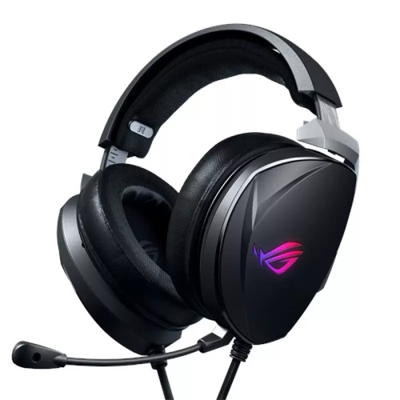 ASUS ROG Theta 7.1 peakomplekt Juhtmega ühendatud Peakomplekti rihm Mängimine USB USB-C Must