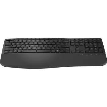 HP 685 Comfort Dual-Mode klaviatuur, QWERTY, täissuuruses (100%), juhtmevaba, RF-juhtmevaba + Bluetooth, membraan, QWERTY, must