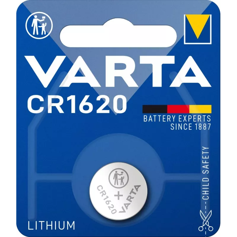 VARTA patarei liitium nööpelement CR1620 3V