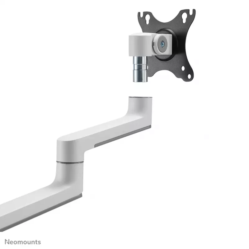 Neomounts DS60-425WH1 Monitori käsi 17-27 tolli - ruumi säästev, Klambriga/Keermestatud, 8 kg, 43,2 cm (17 tolli), 68,6 cm (27 tolli), 100 x 100 mm, Valge
