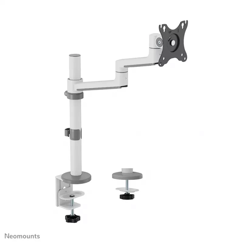 Neomounts DS60-425WH1 Monitori käsi 17-27 tolli - ruumi säästev, Klambriga/Keermestatud, 8 kg, 43,2 cm (17 tolli), 68,6 cm (27 tolli), 100 x 100 mm, Valge