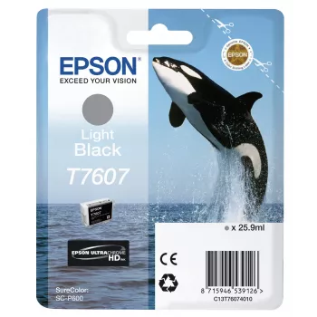 Tindikassett Epson T7607 hele must