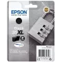 Kassett Epson Padlock üksikpakend must 35XL DURABrite Ultra tint