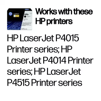 HP 64A Must Originaal LaserJet Toonerkassett, 10000 lehekülge, Must, 1 tk