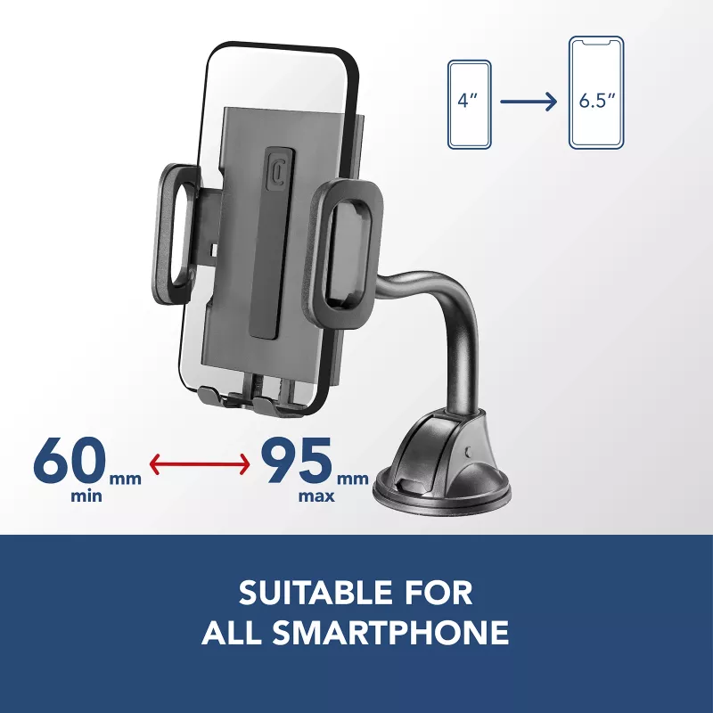 Cellularline Hug Flexi - Universaalne auto telefoni hoidik iminapaga