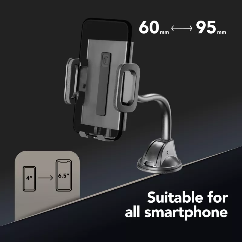 Cellularline Hug Flexi - Universaalne auto telefoni hoidik iminapaga