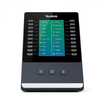 Yealink EXP50 IP-lisamoodul must, hall 23 nuppu