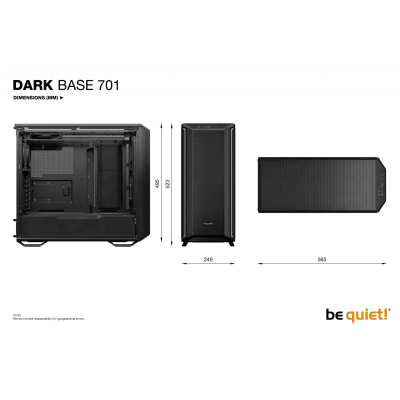 be quiet Dark Base 701 Must Midi Torn