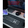 KeySonic KSK-8023BTRF (DE) klaviatuur Universaalne Bluetooth QWERTZ Saksa Antratsiit, Must
