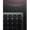 KeySonic KSK-8023BTRF (DE) klaviatuur Universaalne Bluetooth QWERTZ Saksa Antratsiit, Must