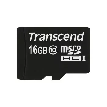 Flash Memory Transcend 16GB MicroSDHC Class 10 TS16GUSDC10