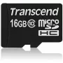 Flash Memory Transcend 16GB MicroSDHC Class 10 TS16GUSDC10