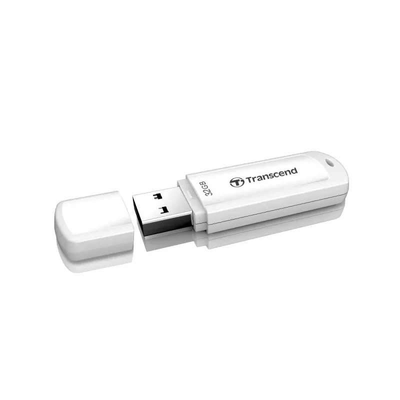 TRANSCEND Jetflash 730 - 64 GB USB-mälupulk - USB 3.0 - valge